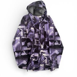 686 ACC X-Ray Jacket Purple Snowboard Ski Bones Michael Akira West Distressed XL